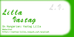 lilla vastag business card
